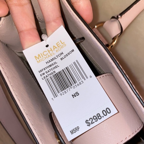 SOLD NWT Michael Kors Hamilton Saffiano Satchel - Picture 4 of 8